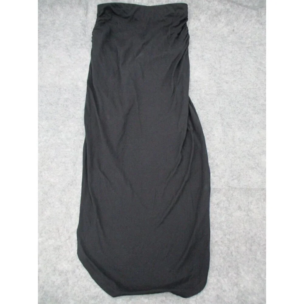 1 State Womens Skirt Small Black Lightweight Stretchy Casual Lyocell Pull On